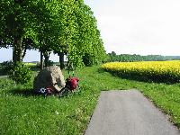 Ende eines neuen Radweges