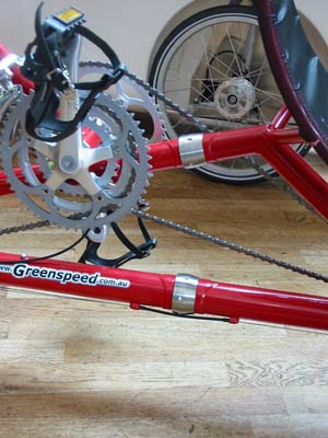 Greenspeed Tandem Detail